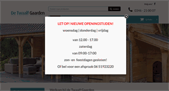 Desktop Screenshot of detwaalfgaarden.nl